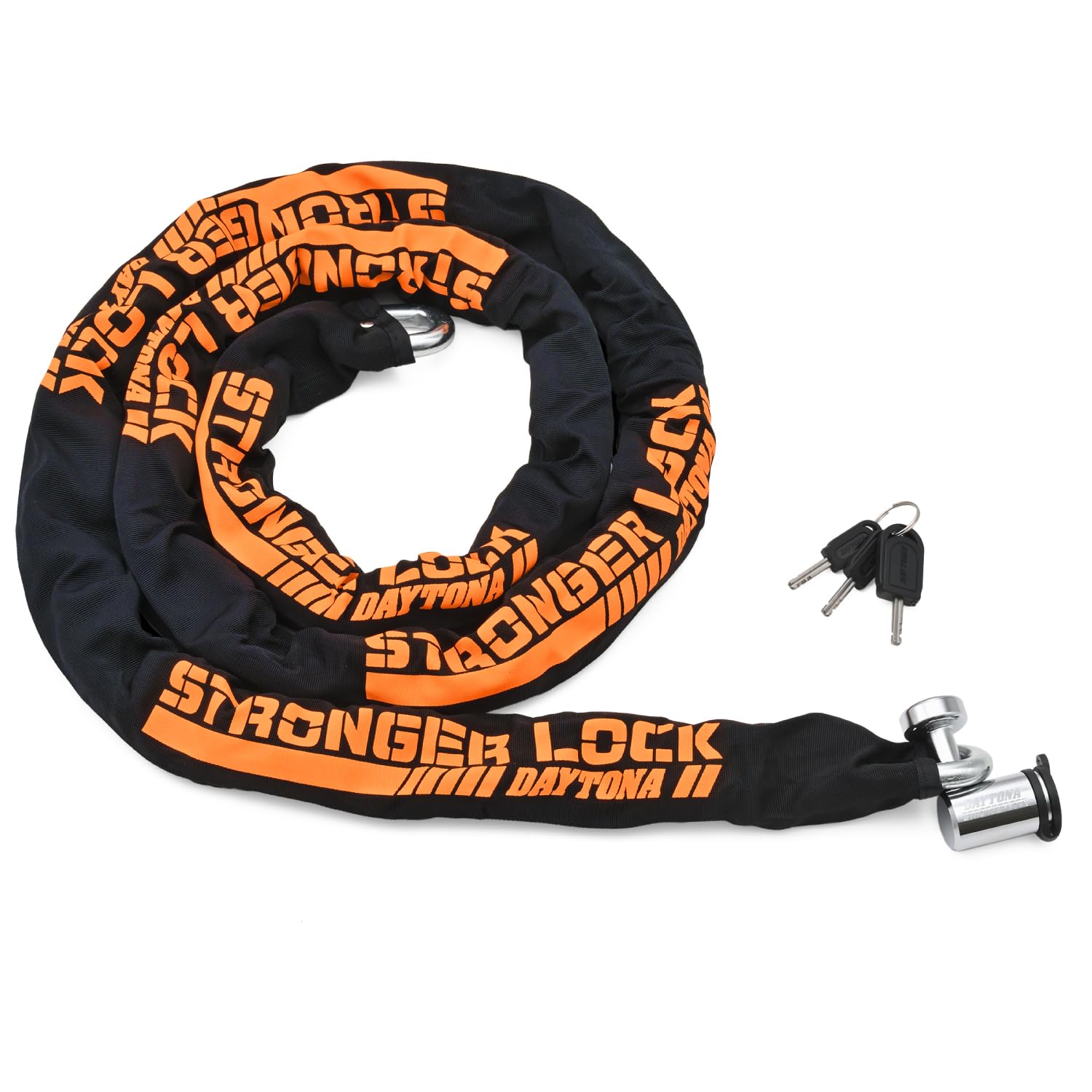 【送料無料】デイトナ(Daytona) バイク用 チェーンロック φ12mmスチール合金製 ディスクロック対応 LED..