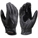 【送料無料】デイトナ(Daytona) バイク用 グローブ 春夏秋冬 本革(牛革) スマホ対応 カウレザー スタンダードグローブ HBG-109 ブラック Mサイズ 17740