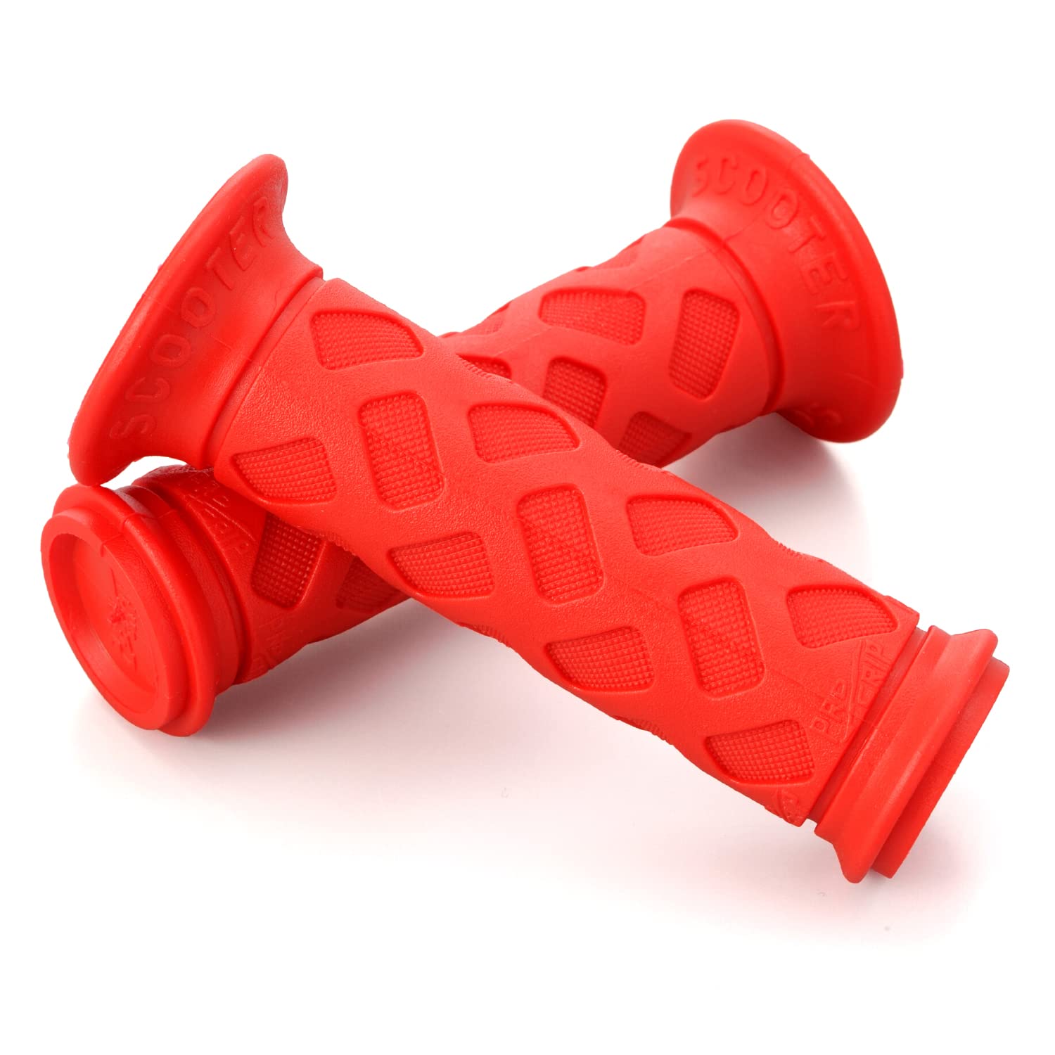 【送料無料】デイトナ(Daytona) PROGRIP(プログリップ) バイク用 グリップ ハンドル径φ22.2(原付)用 115mm スタンダードラバー エンド非貫通 789タイプ レッド 98124