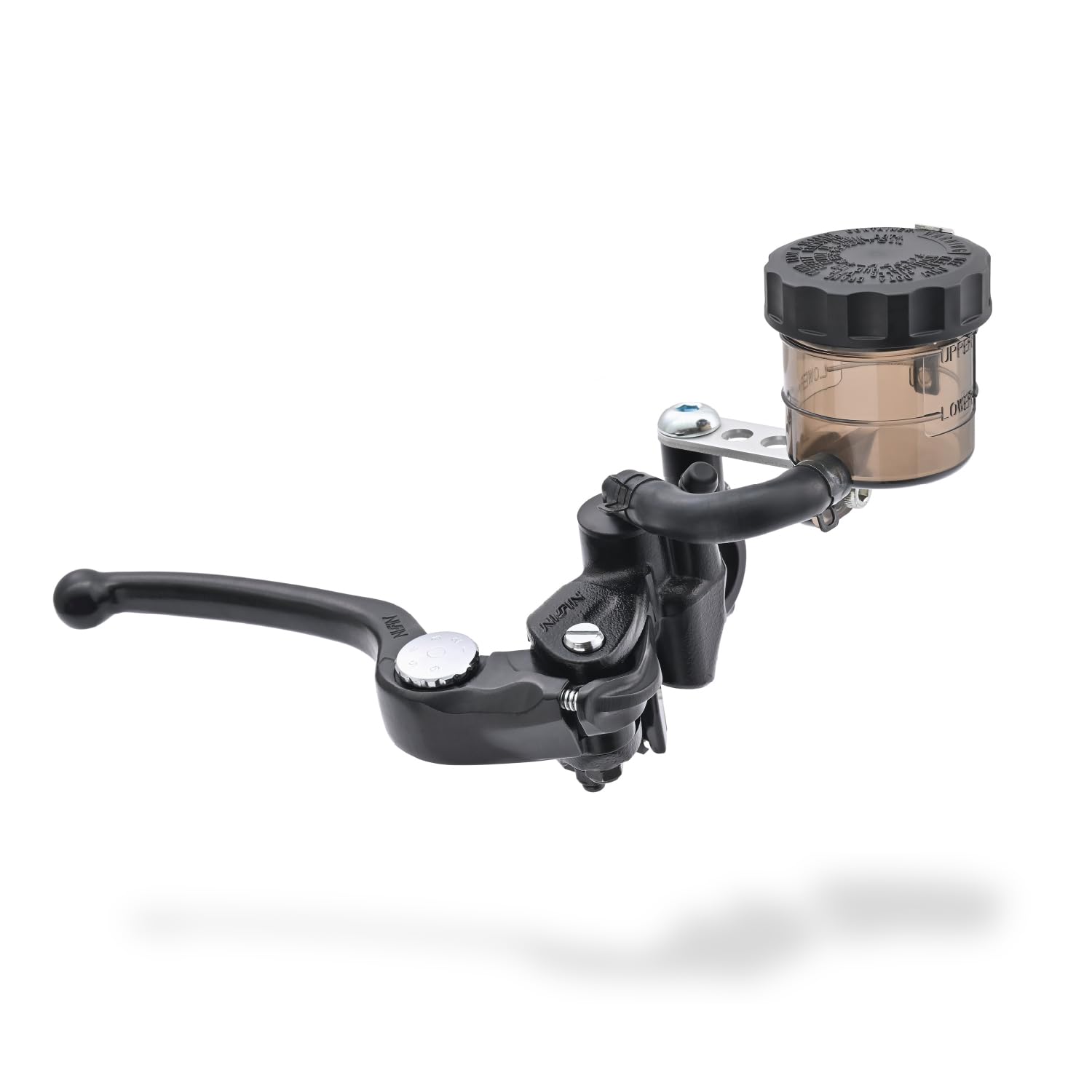 楽天PLAYS REGAL【送料無料】デイトナ（Daytona） NISSIN（ニッシン） バイク用 ラジアル ブレーキマスターシリンダー 縦型 5/8インチ（横型 11mm - 1/2インチ相当） ブラックボディ/ブラック ショートレバー スモークタンク 39985