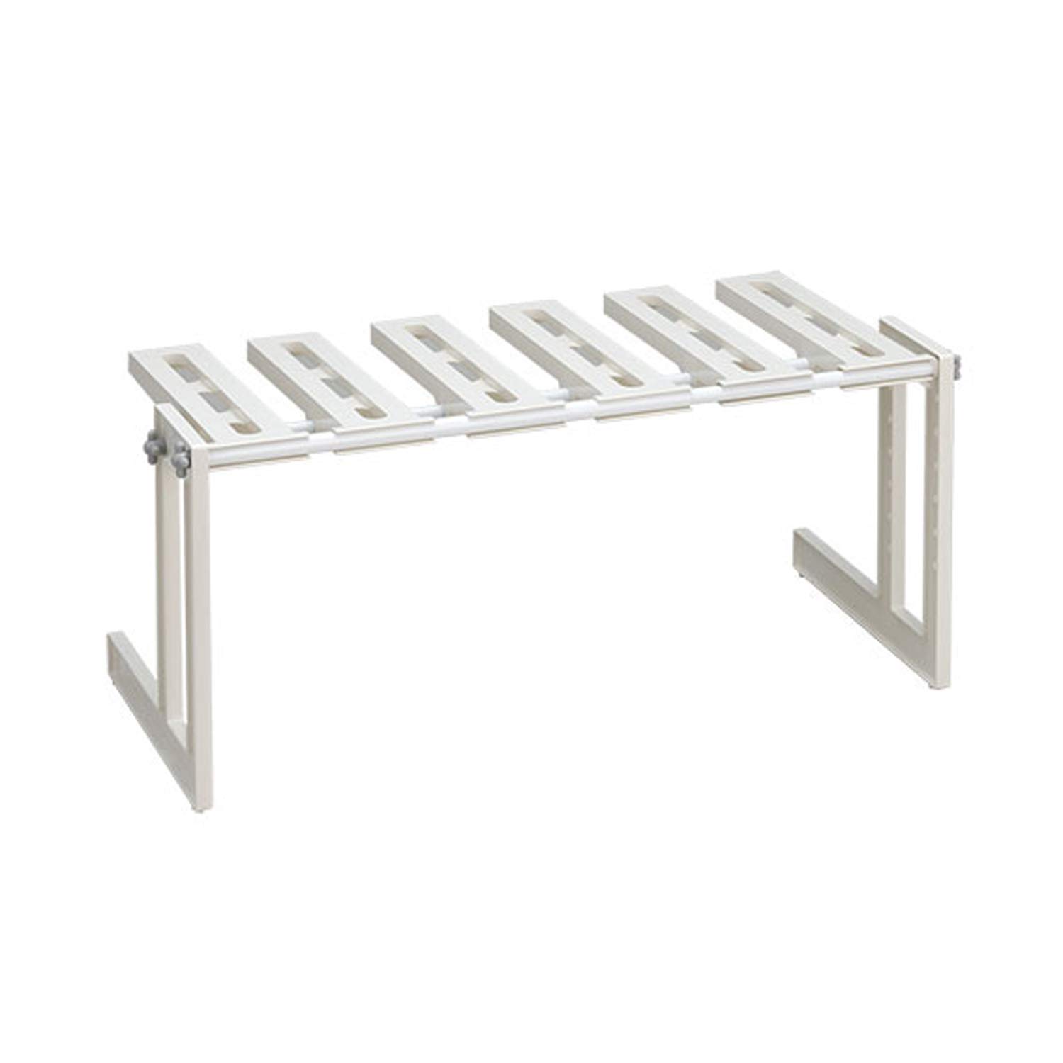 【送料無料】Belca キッチン 日本製 収納 そのままin シンク下フリーラック1段 伸縮タイプ 幅50~75×奥..