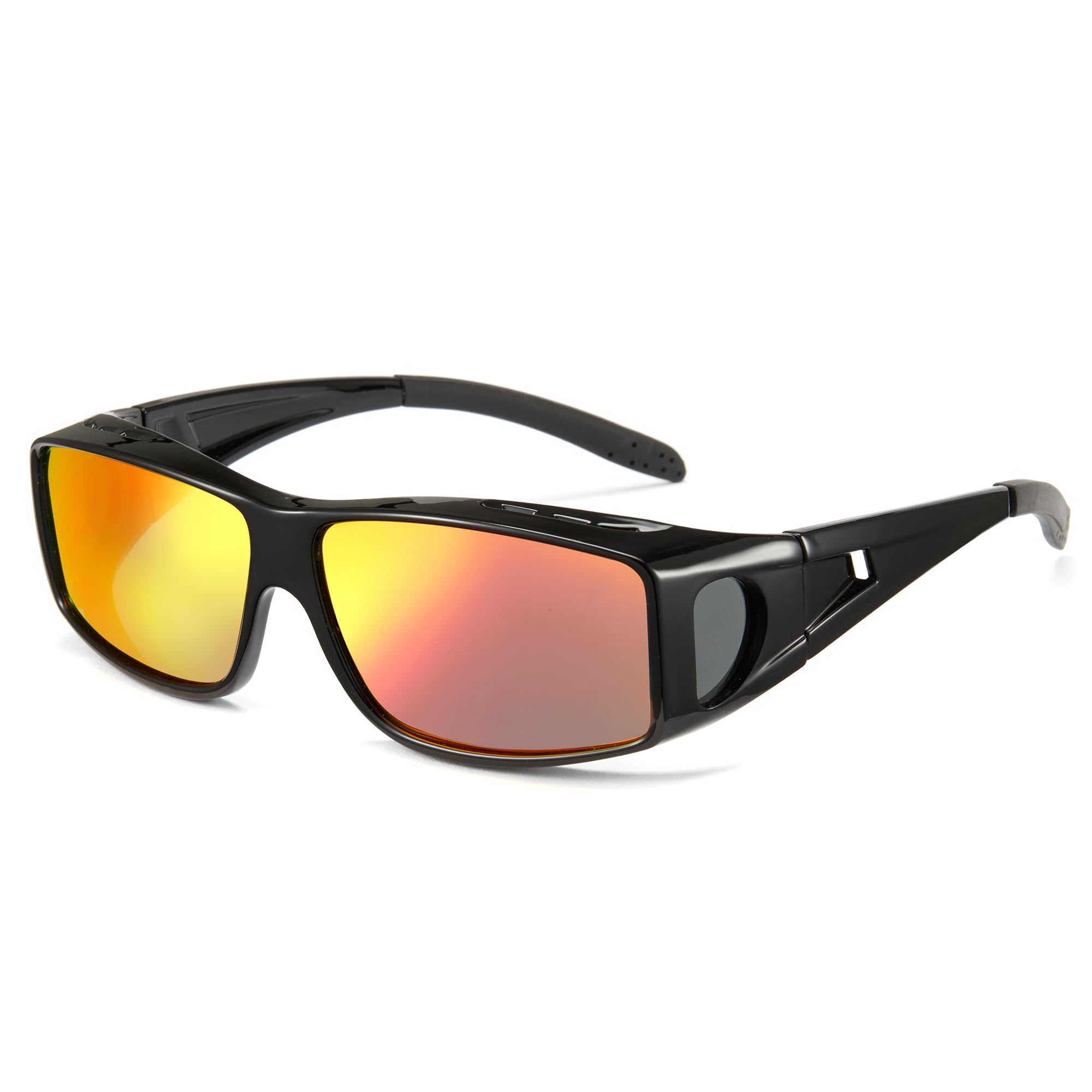 【送料無料】[Cyxus] シクサズ オーバーサングラス メガネの上から掛ける 偏光レンズ UVカット 超軽量 ..