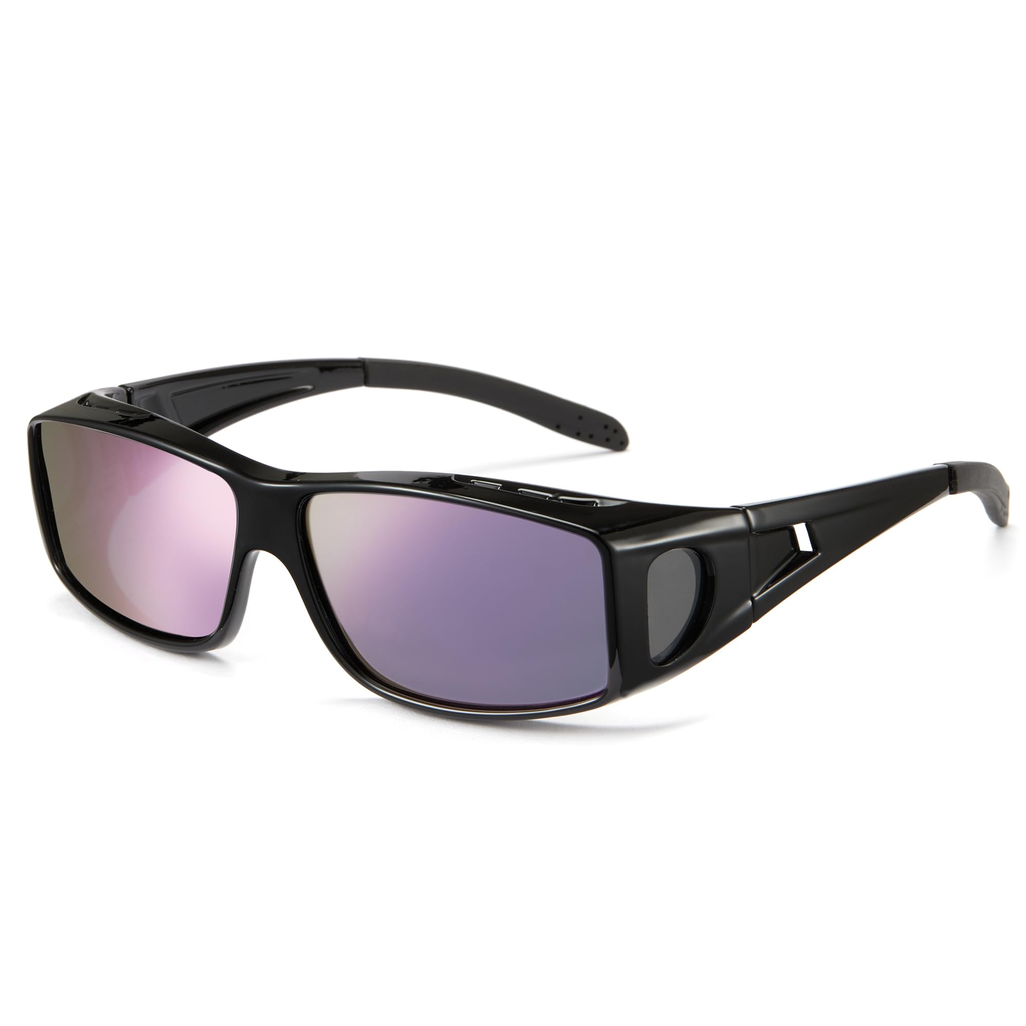 【送料無料】[Cyxus] シクサズ オーバーサングラス メガネの上から掛ける 偏光レンズ UVカット 超軽量 ..