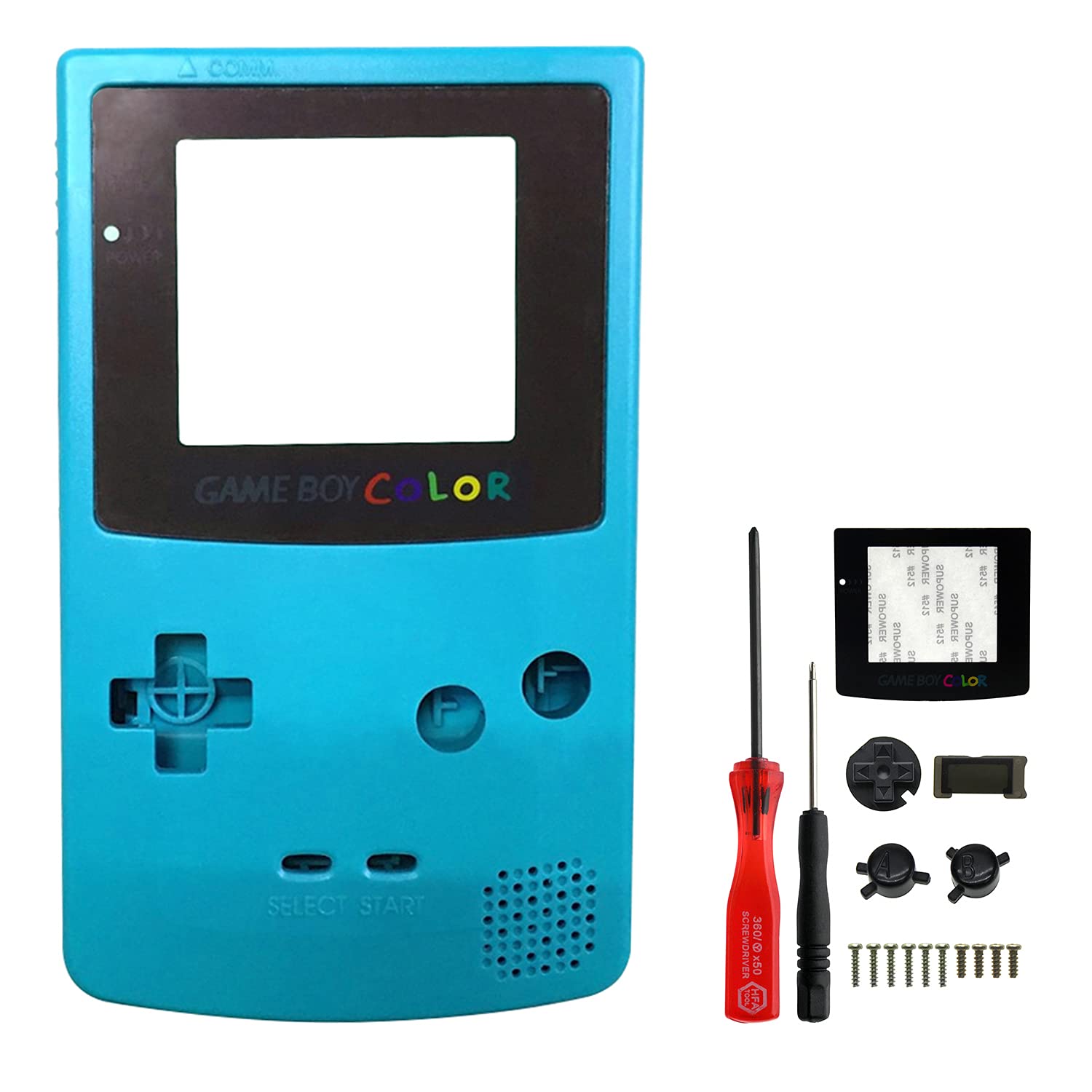 【送料無料】OSTENT カバー フルハウジング シェル ケース 交換 任天堂 GBC ゲームボーイカラー コンソール用