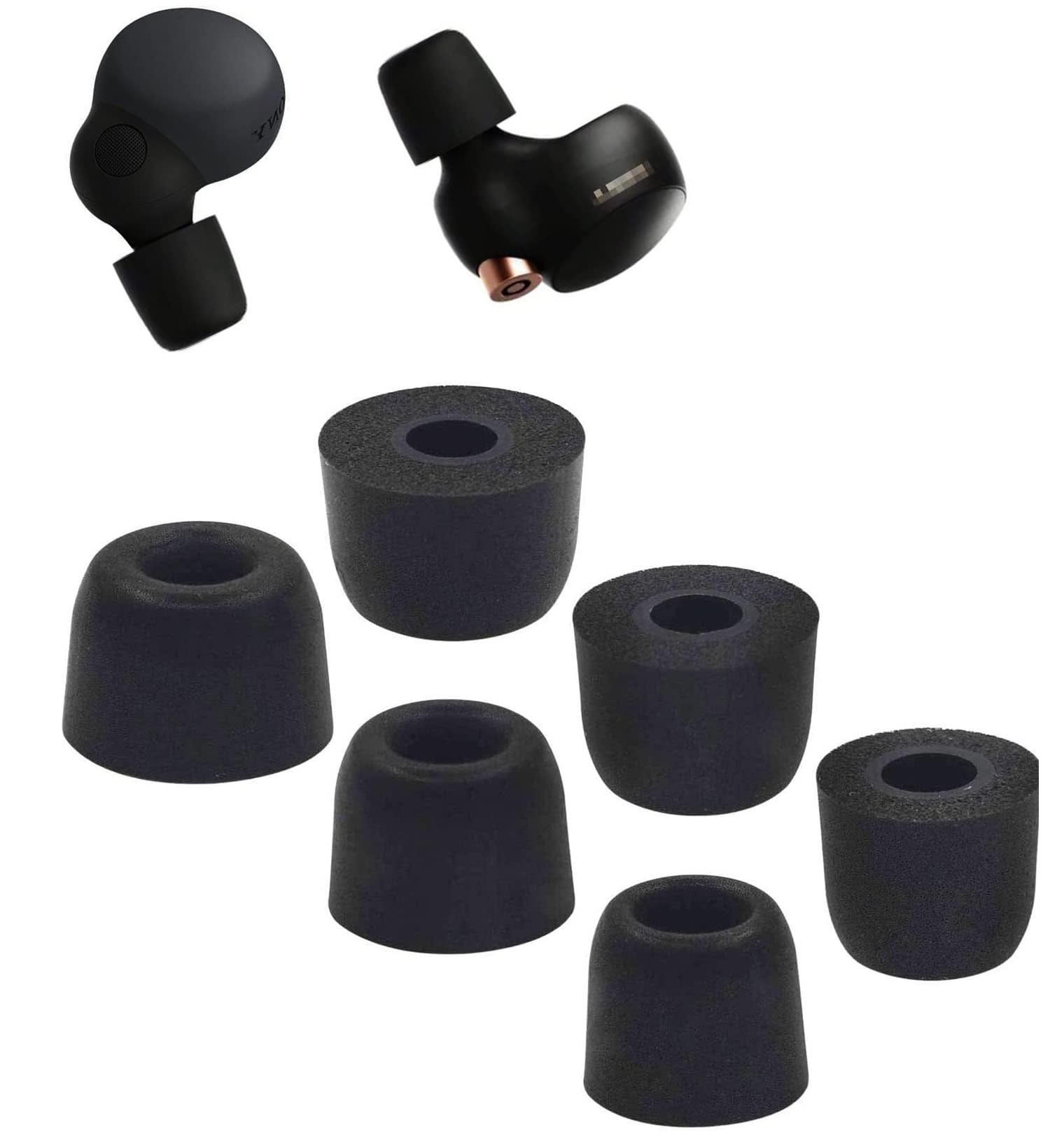 【送料無料】A-Pcas 低反発イヤーピース SONY用 WF-1000XM5用イヤーピース LinkBuds S用 WF-LS900N用 W..