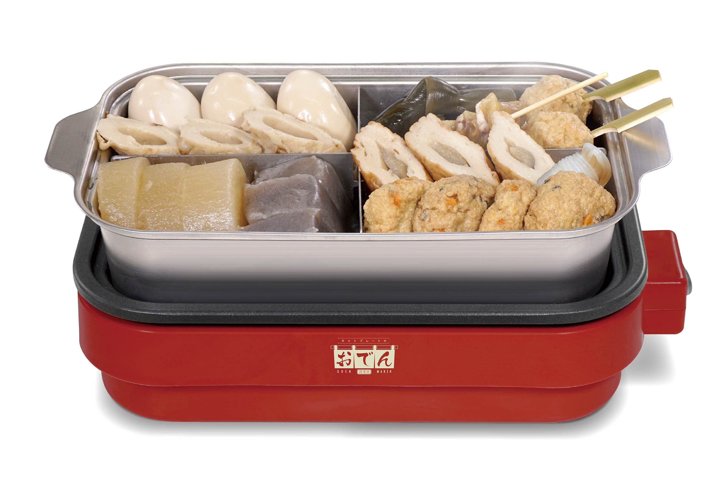 【送料無料】ハック ホットプレート付きおでん調理鍋 HAC2739