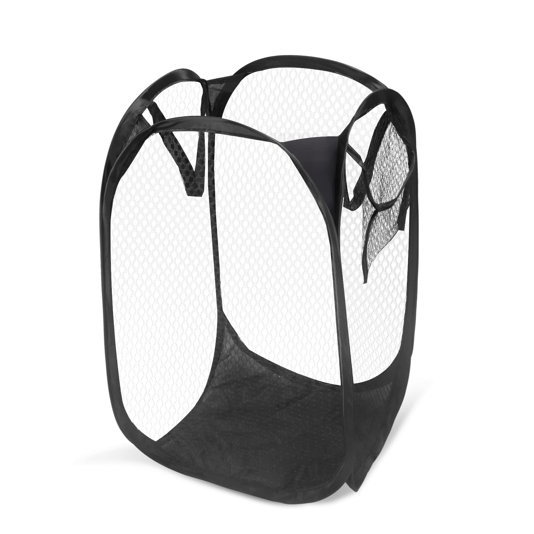 【送料無料】Annhua ランドリー バスケット 洗濯カゴ 全面メッシュ 折りたたみ かご 洗濯 通風防水 取っ手付き 持ち運び便利 洗濯かご あみ 小ポケット...