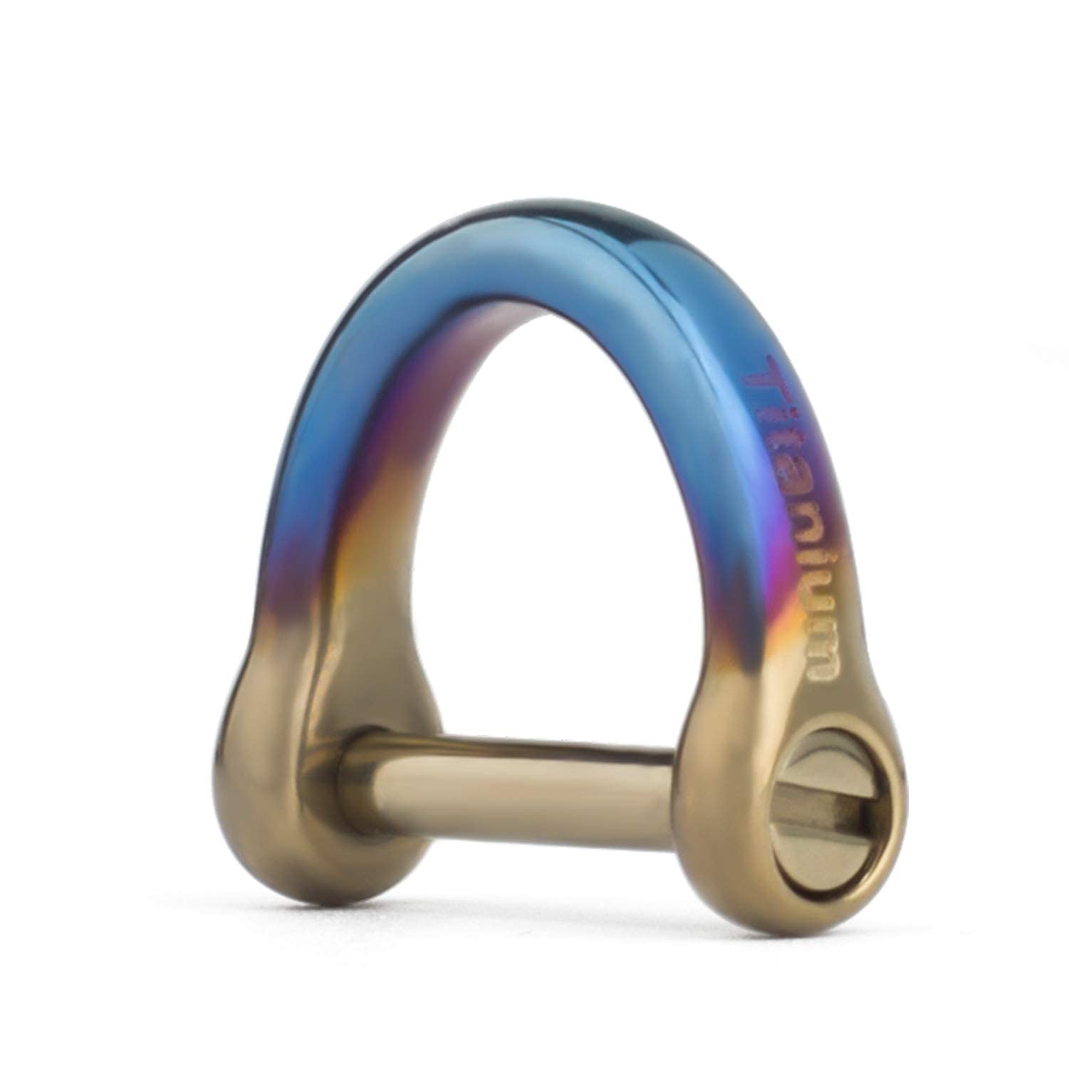 【送料無料】[FEGVE] キーリング チタン dリング 鍵 車 バイク キーホルダー かわいい スマートキー用..