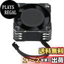 【送料無料】RC冷却ファン アルミニウム32000RPM 25x25MMリモートコントロールビークル放熱ファン RC電子スピードコントローラー1/10 1/8 1/12スケールRCカー用の強力な金属ファン 小型軽量 取り付けと取り外しが簡単 完璧な放熱効果(ブラックシルバー)