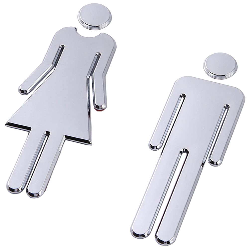 【送料無料】トイレサイン （男女セット/1セット） 男女 案内プレート サインプレート トイレマーク 便..