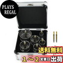 【送料無料】超硬 ホールソー ホールカッター ステンレス 鉄 金属 穴あけ タングステン合金チップ 電動ドリル ホルソ ホールソー セット 6本 ホールソーセッ...