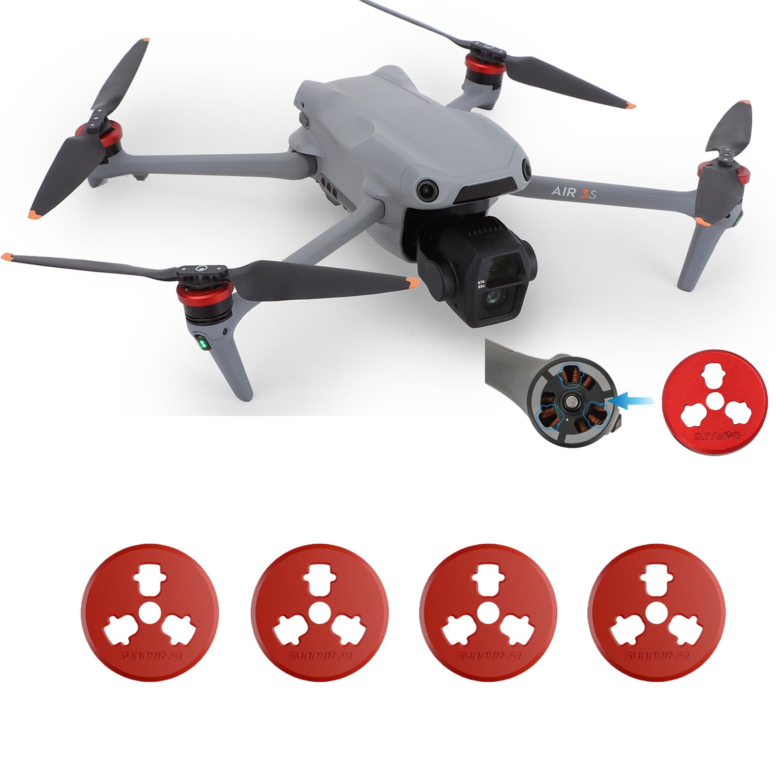 【送料無料】AIR 3Sドローンモーターカーバー DJI Air 3S/Air 3/Mavic 3 Pro/Mavic 3 Pro Classic/Mavi..