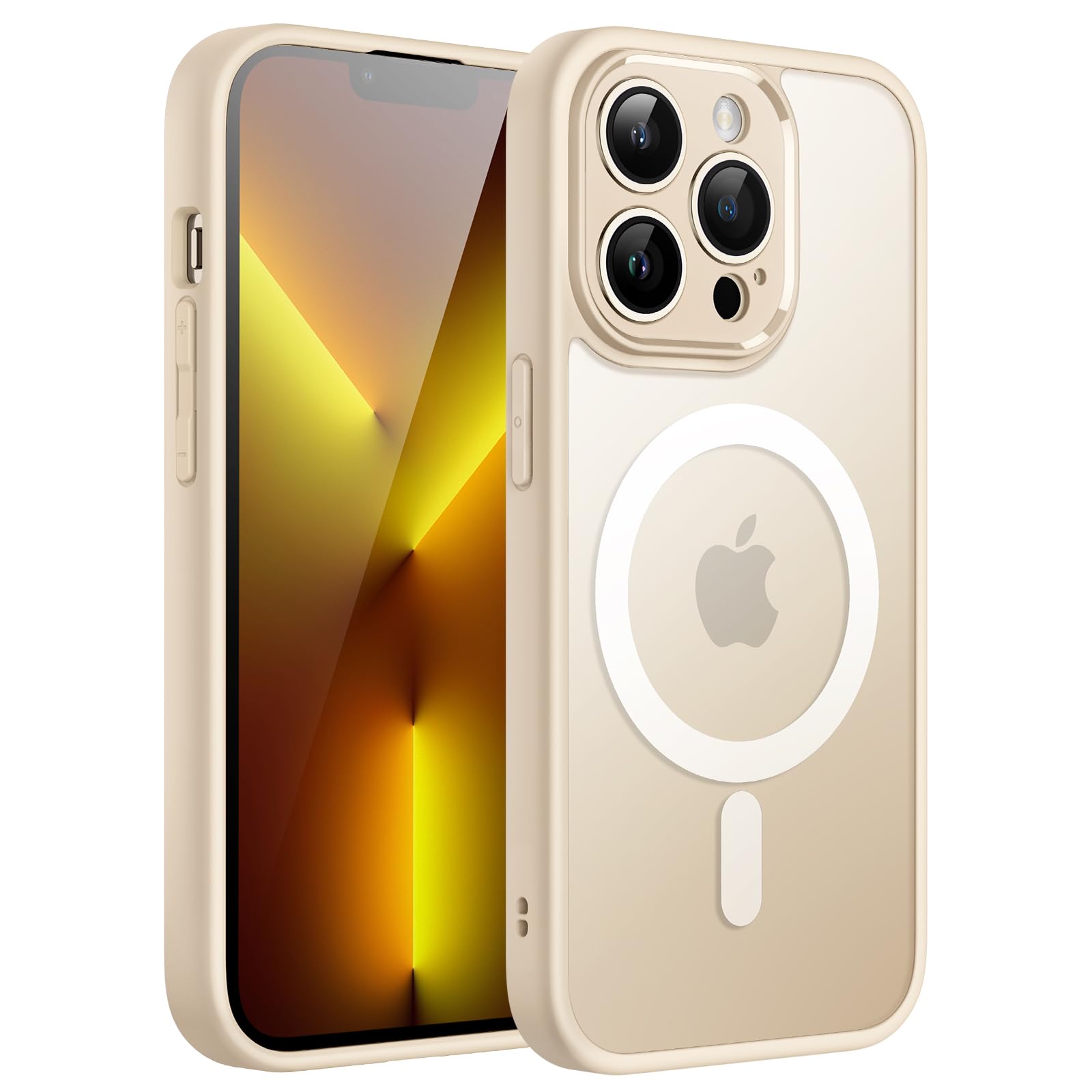 商品情報商品の説明JEDirect iPhone 13 Pro 6.1インチ用 マグネット ケース MagSafeに対応 半透明のマット背面 カメラレンズ 完全保護 薄型 耐衝撃 カバー主な仕様 [超マグネット吸着] MagSafeウォレット、カーマウント、バッテリーパック、その他のMagSafeアクセサリと互換性があります。磁石で充電器に強力に取り付けます。一度スナップすると、決して滑らない[急速充電体験] 完全に配置された磁石により、ワイヤレス充電がこれまで以上に高速かつ簡単になります。充電するときは、ケースを携帯電話に付けたまま、充電器(MagSafe互換)にスナップするか、Qi 認定充電器にセットするだけです[半透明マットバック] ハードPCマットバックと柔軟なTPUバンパーで構築されたこの耐衝撃電話ケースは、手に快適で、迷惑な傷、指紋、油の残留物に抵抗します。また、ケースを付けたまま携帯電話の絶妙なロゴを眺めることができます[カメラ保護のアップグレード] カメラレンズの正確なカットアウトにより、カメラ保護が強化されます。また、画面の周りの隆起したエッジにより、画面を下向きに置いたときに表面の傷から画面を保護します[完璧にフィット] iPhone 13 Pro 6.1インチ用に完璧に設計されており、携帯電話がかさばることはありません。完全に整列したカットアウトにより、カメラ、スピーカー、ボタン、その他のポートに完全にアクセスできます