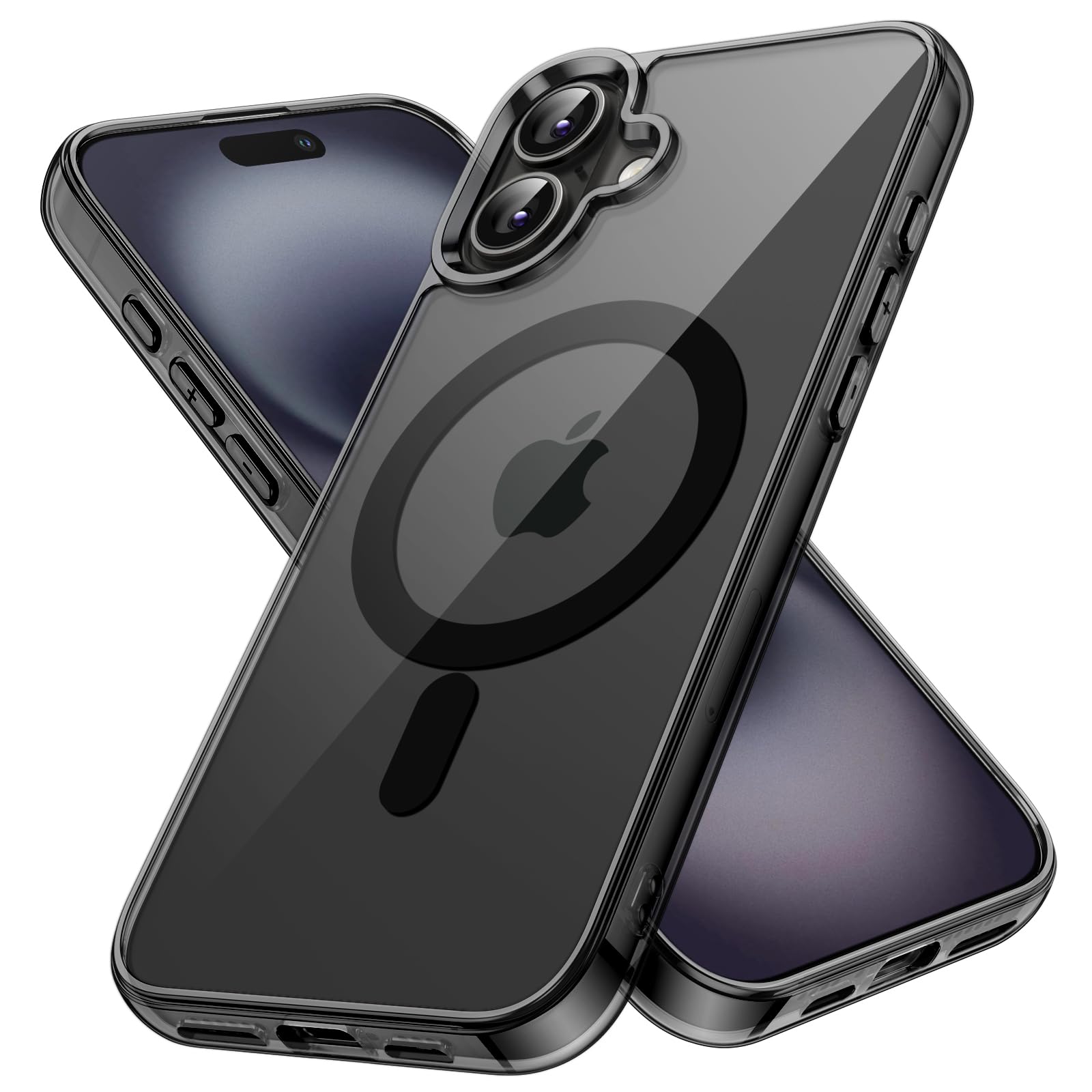 商品情報商品の説明JETech iPhone 16 6.1インチ用 マグネット ケース MagSafe対応 衝撃吸収 バンパーカバー 傷つけ防止 クリアバック主な仕様 [互換性] iPhone 16 6.1インチ用に特別に設計されています。注：iPhone 16 Plus / 16 Pro / 16 Pro Maxには対応していません。38個の磁石が内蔵されており、MagSafeアクセサリと互換性があります[強力な磁気吸着] 完璧に整列した磁石により、ワイヤレス充電ががもっと速く、簡単になります。充電するときは、ケースをつけたまま、充電器をはめるだけです[ハードクリアバック] 柔軟なTPUフレームと耐久性のあるクリスタルクリアPCバックで製作されており、おデバイスの本体の美しさを見せます。スリムで軽量でありながら、激しい傷や衝撃、落下からデバイスをお守りします[カメラ ＆ スクリーン保護] カメラの周りに0.6mm、液晶画面の周りに1.2mmの盛り上がったエッジの設計により、保護性を高めています。また、ケースの四隅が効果的に衝撃を吸収します[正確なカットアウト] スピーカー、カメラ、その他のポート用のカットアウトは正確に位置合わせされました。すべての機能とコントロールに簡単にアクセスできます