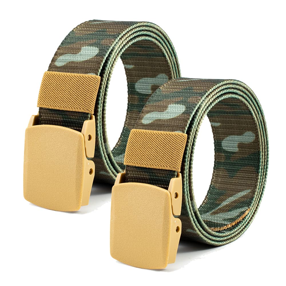 【送料無料】[KOUTEI] 2本セット ナイロンベルト 軽量 フリーサイズ スポーツ ミリタリー サバゲー キ..