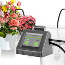 【送料無料】散水タイマー 【2024年新型APP制御】 WiFi 自動散水システム APP予約自動散水 鉢植え自動水やり器 アプリ経由で自動/手動/遅延散水 鉢植え自動散水ドリップ 自動水やり器 10mホース付き 灌漑タイマー USBや電池駆動 鉢植え 畑 庭 芝生 園芸 水撒き(10鉢対応)