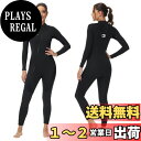 【送料無料】Owntop レディース ウェットスーツ 3/2mmネオプレン フルスーツ - ストレッチ UVカット ダイビング スーツ フロントジッパー 保温 ワンピース ダイブスキン サーフィン スケジュール スキューバに最適、ブラック L