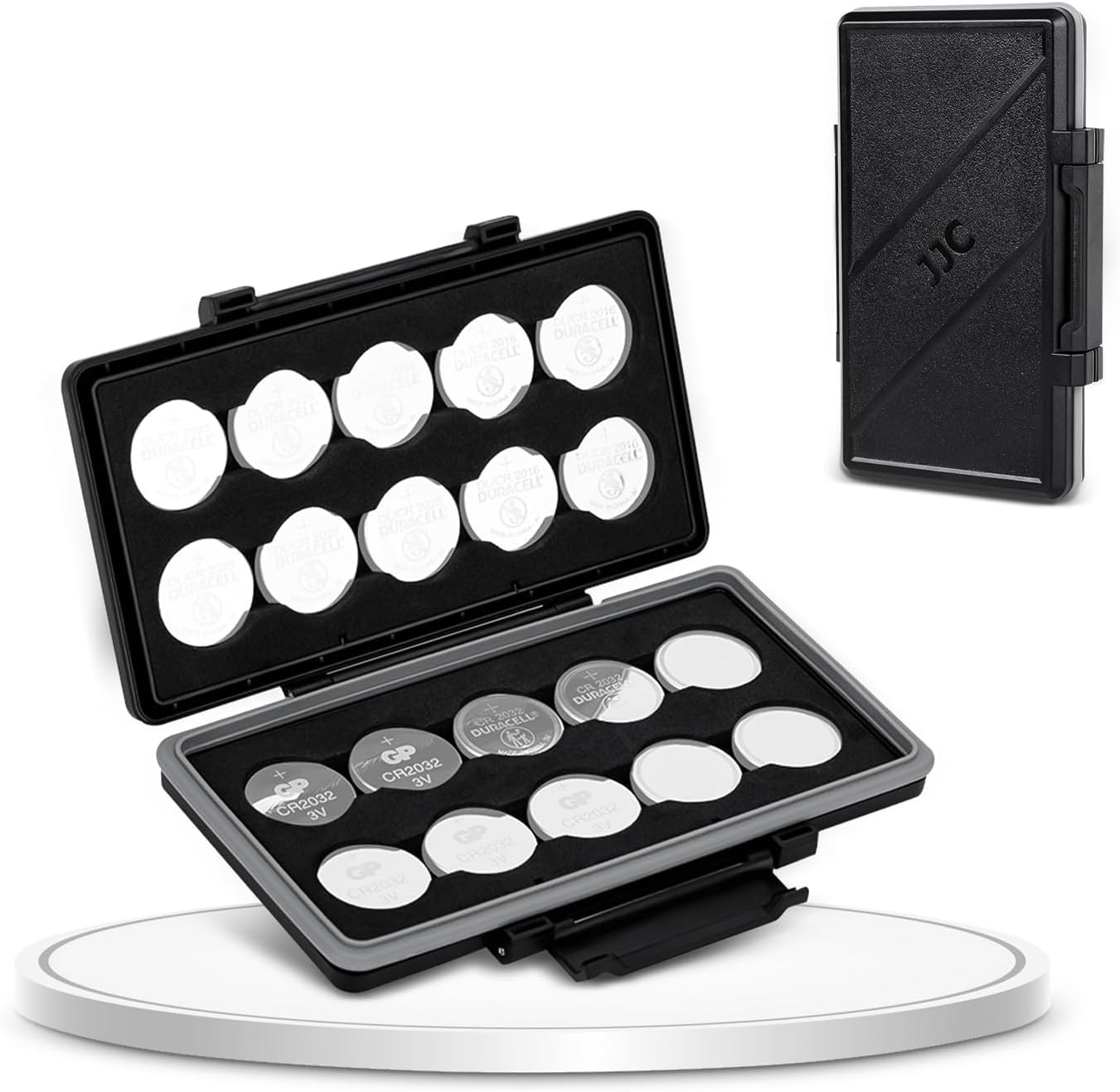【送料無料】JJC コイン電池ケース コイン電池 x20個収納 リチウムコイン電池 CR2025 C ...