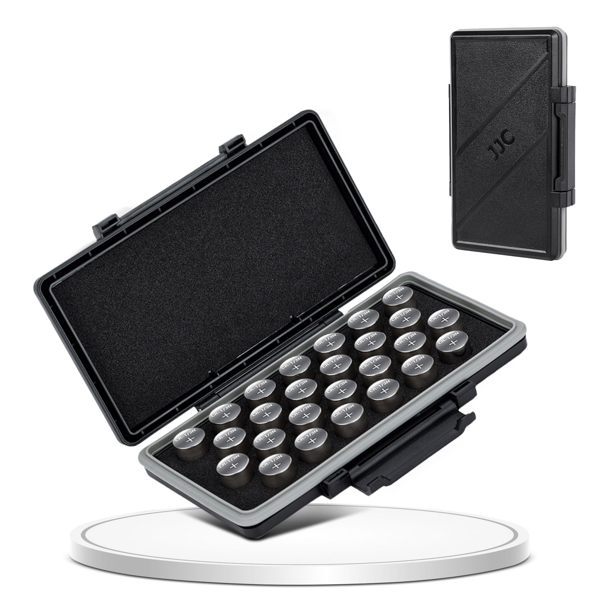 【送料無料】JJC コイン電池ケース コイン電池 x26個収納 リチウムコイン電池 CR1 / 3N ...