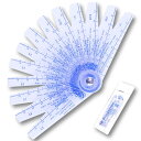 【送料無料】VICHE CATT シックネスゲージ シクネスゲージ プラスチック ゲージ 隙間ゲージ 測定工具 隙間 測定 携帯便利 スキマゲージ セット 13...