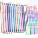 【送料無料】Four Candies 12本シャープペンシルセット - 0.5 & 0.7mm,HB&2Bシャー芯付き かわいいシャーペン、720本シャー芯、3...