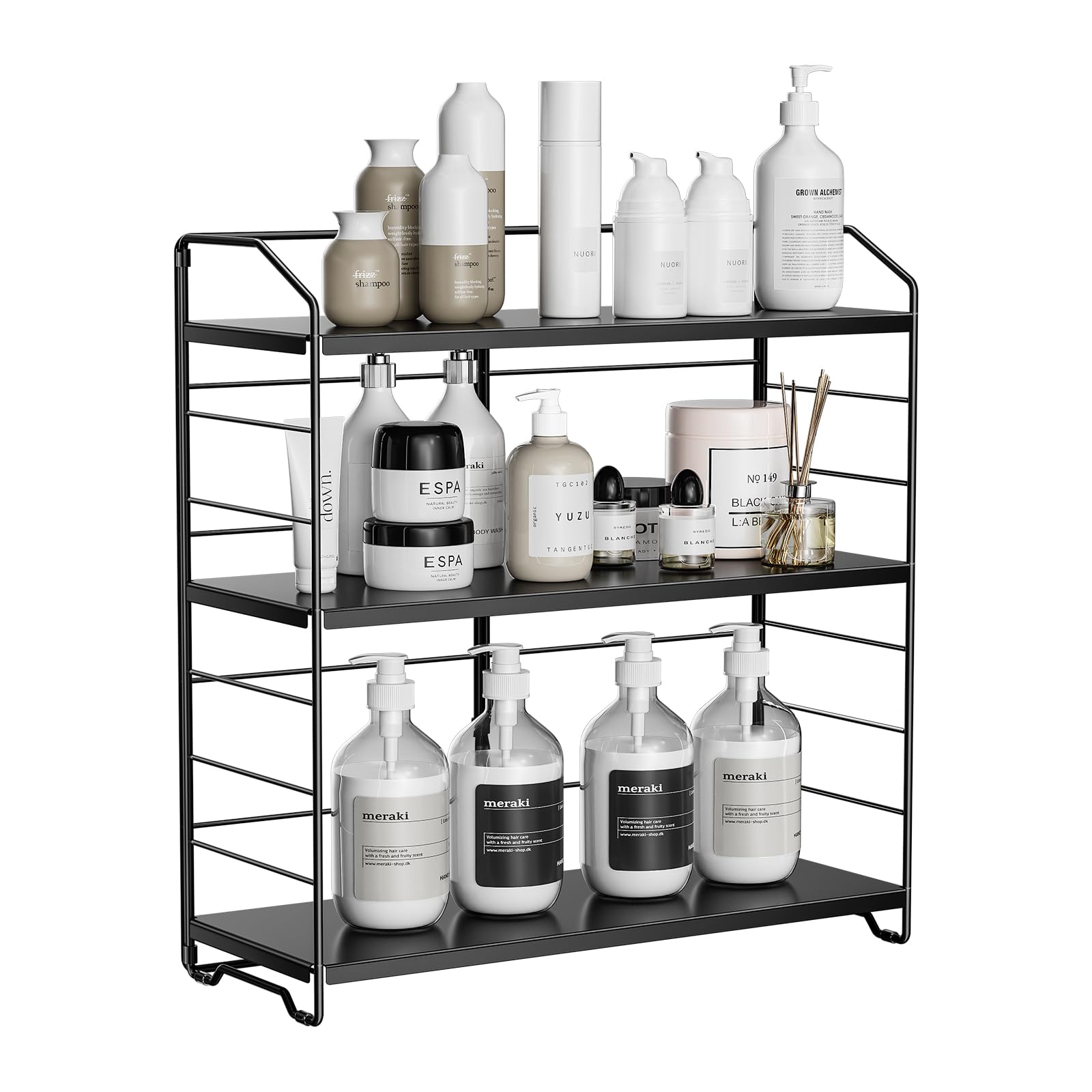 【送料無料】BOIVSHI キッチンラック 調味料ラック 浴室用ラック スパイスラック 収納ラック 置き型 三..