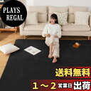 【送料無料】Sun Deco カーペットラグ 洗えるラグマット 絨毯 185×185cm(約2畳) 抗菌 防臭 防ダニ 滑り止め付き オールシーズン 床暖房 ホットカーペット対応 丸洗い フランネル 無地・ブラック