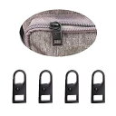 【送料無料】ファスナー 引き手 修理 交換用 OKTOKYU ジャンパー ファスナー 修理キット 財布裁縫 手作り 手芸 DIY ブラック 金属製 (27x11mm)