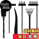 【送料無料】STOBOK ミニ レーキ 熊手 卓上 ツール 禅ガーデンツール ハンドメイドキット 庭園 禅 ミニチュア テーブル 枯山水庭園を作る 装飾品 砂絵...