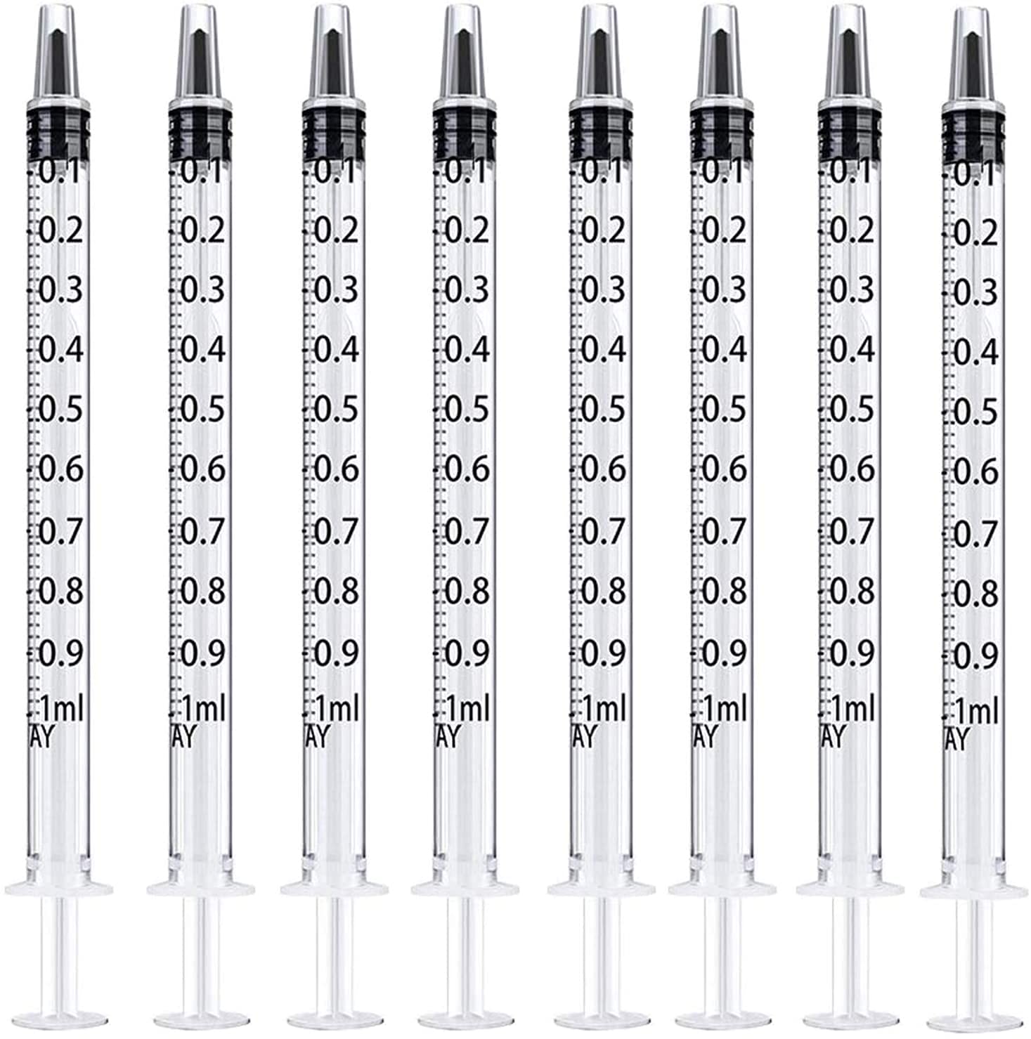 【送料無料】シリンジ 1ml 工業・ホビー用シリンジ ペットの給水や餌やり1ml 50本セット (50)