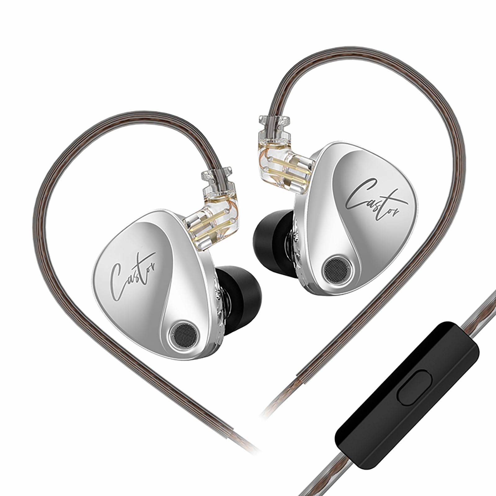 【送料無料】LINSOUL KZ Castorチューニング調整可能なデュアルドライバーのイヤフォン その強力さで、..