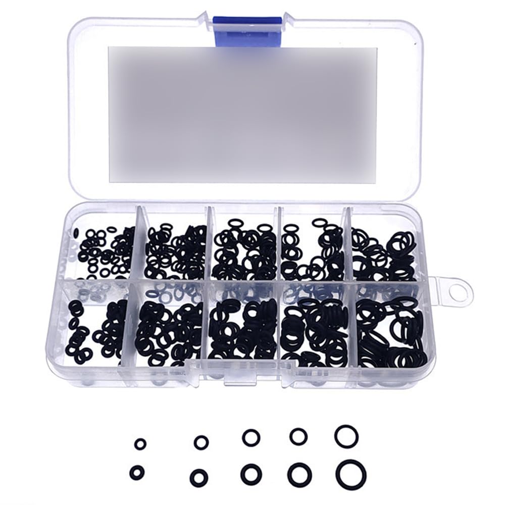 【送料無料】BIUTEFOR oリング セット 10種類 250個 ニトリルゴム 水道 機械修理 工業用 内径3-7mm 耐油 耐摩耗 耐熱防水