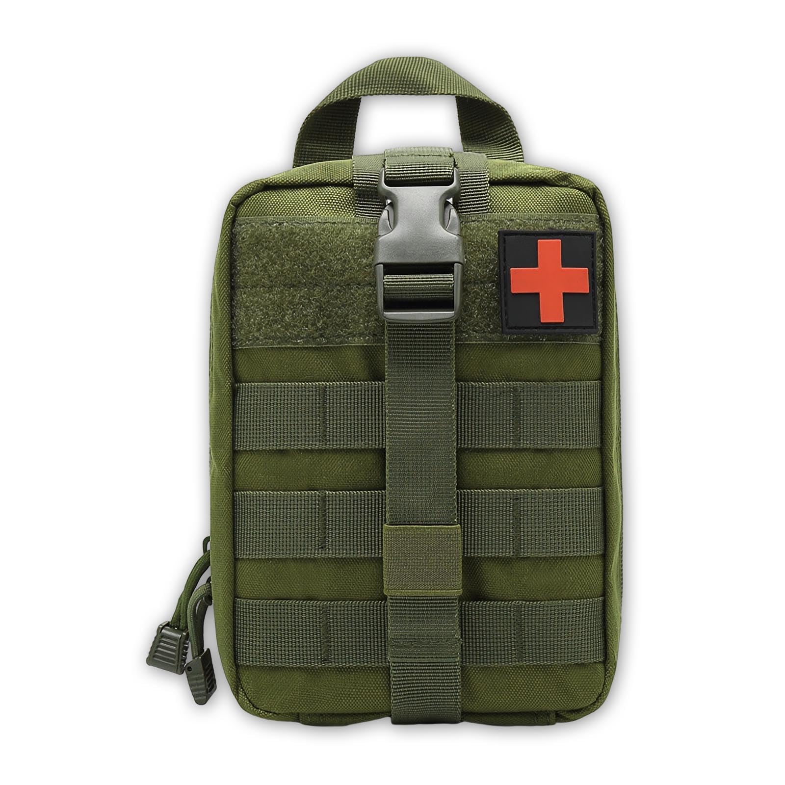 【送料無料】HiLiBoom メディカルポーチ 収納ポーチ 救急ポーチ 防水 軽量 収納 応急処置 旅行登山 アウトドア キャンプ 防災 救急用 (グリーン)