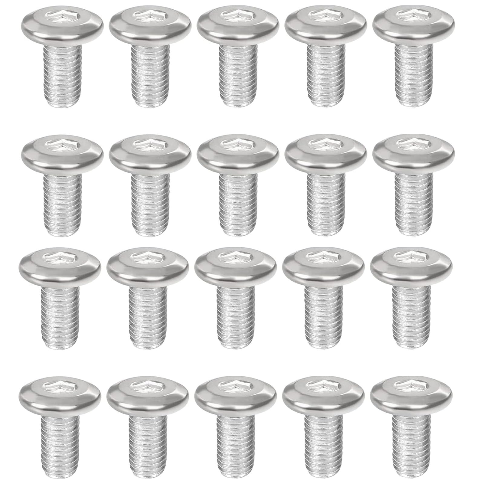 【送料無料】Selinear 六角ボルト 20個セット 304ステンレス鋼 耐久性 家具継手 家具ボルト DIY 自動車..