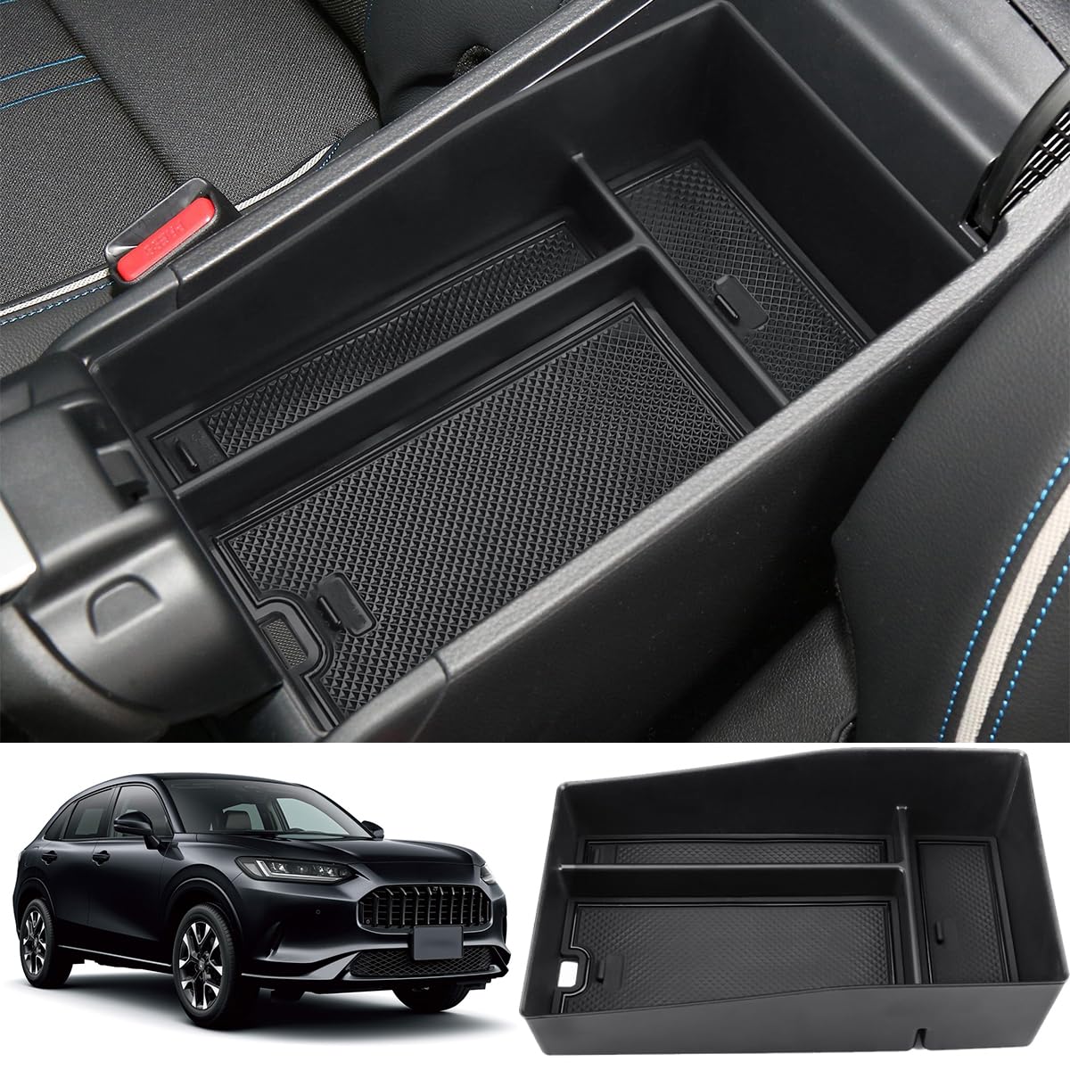 【送料無料】Auovo ホンダ 新型 ZR-V 専用 2023年 コンソールボックス 収納ボックス センターコンソール トレイ 内装パーツ インテリア アクセサリー 収納ボックス