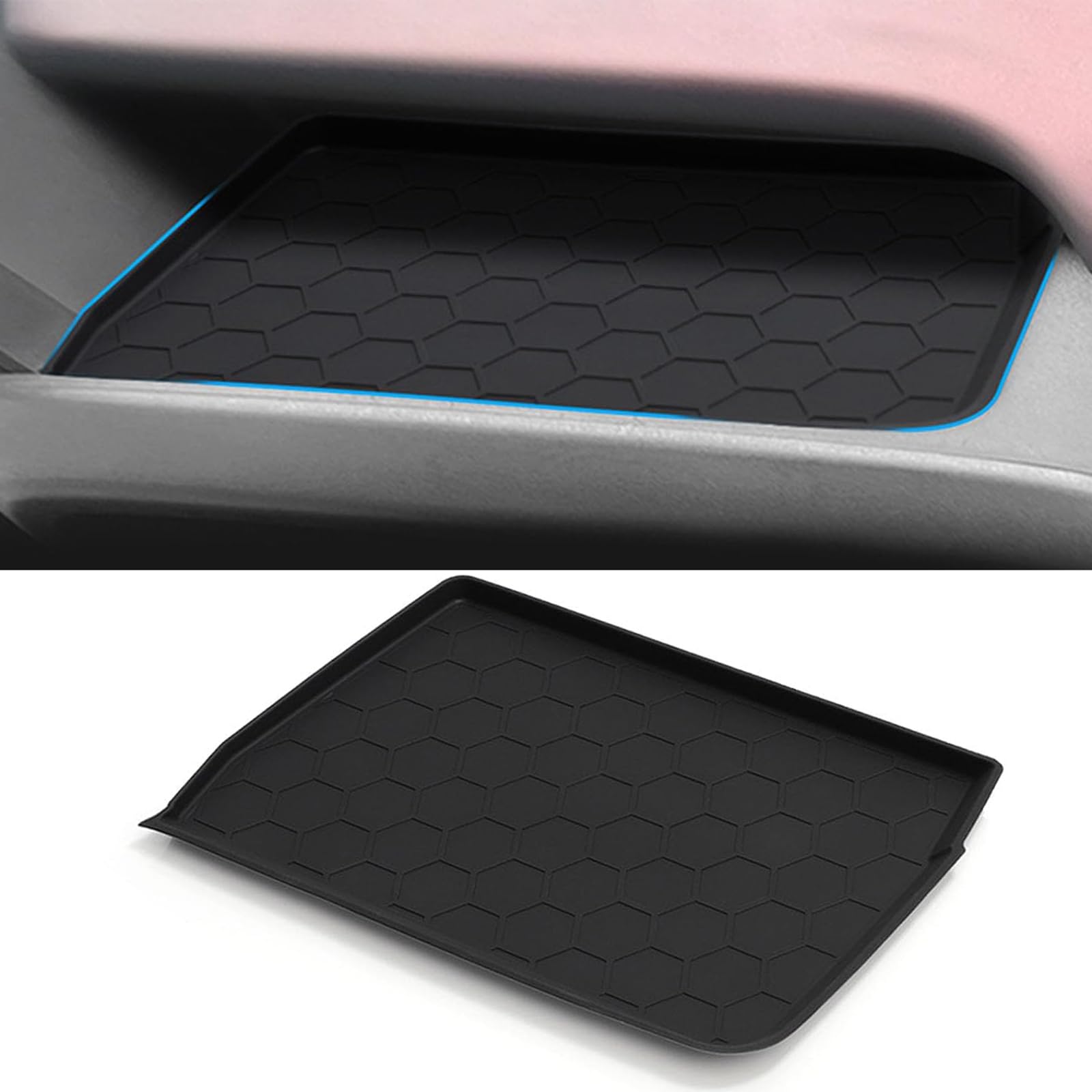 【送料無料】Fucaten 適合 スズキ 新型スペーシア スペーシアカスタム MK54S MK94S (2023年11月〜) カーアクセサリー (運転席トレイマット) [並行輸入品]