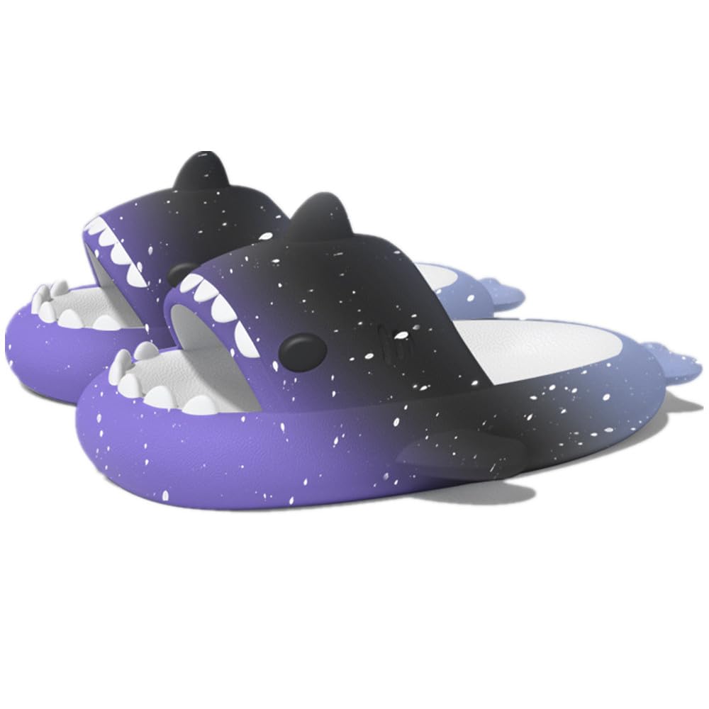 【送料無料】[kaitesi] 可愛い スリッパ サメ サンダル 星の光 グラデーション 夏 室内履き 洗える 滑..