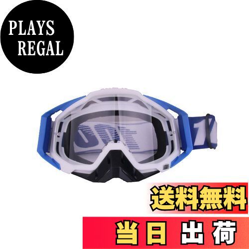 【送料無料】[LALEO] モトクロスメガネダウンヒルゴーグルMX Gafasクロスカントリーゴーグルオートバイゴーグルダートバイクメガネ,Bluewhiteblack
