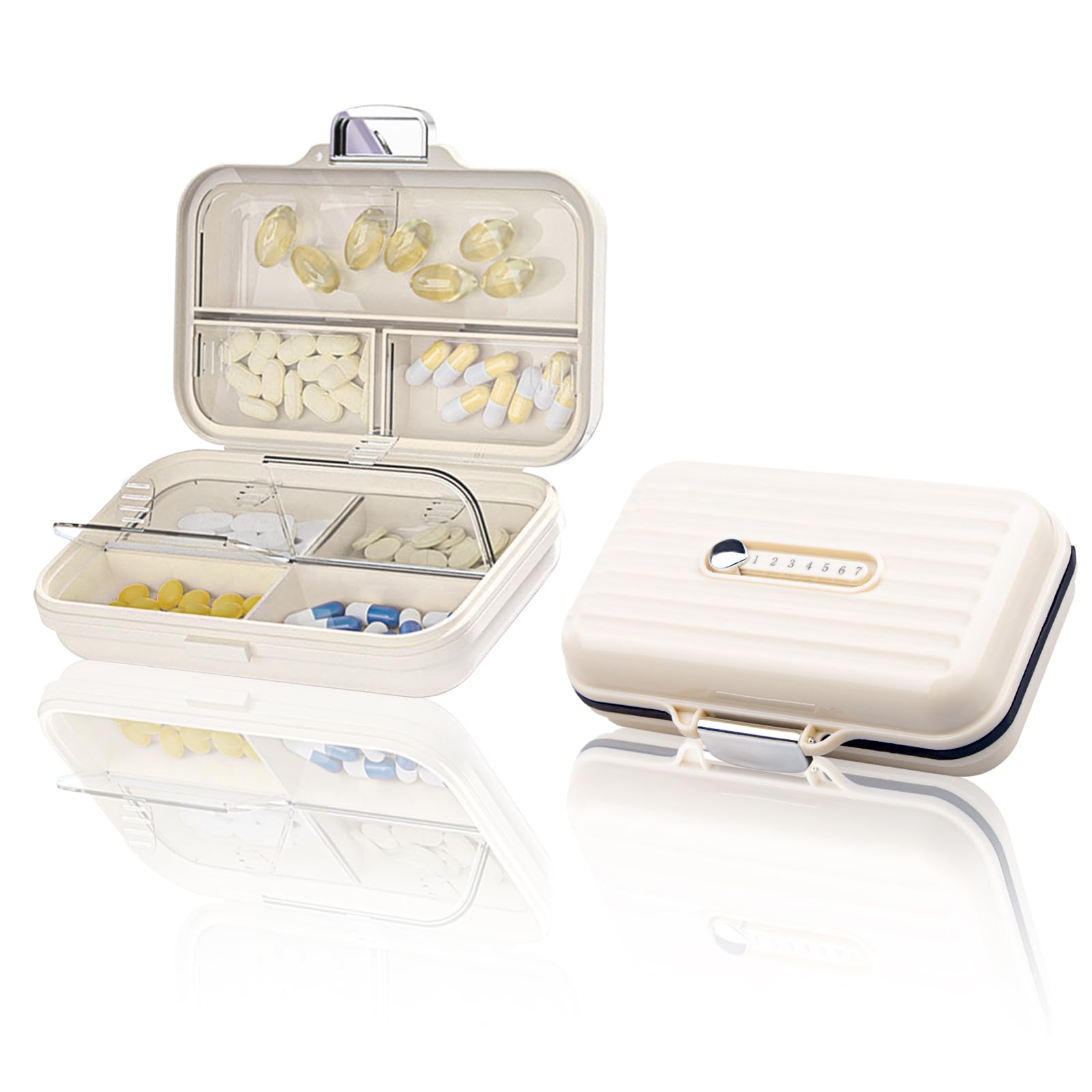 【送料無料】YOKELLMUX ピルケース 1週間 薬ケース サプリメントケース 薬入れ 錠剤 お薬 ケース 携帯..