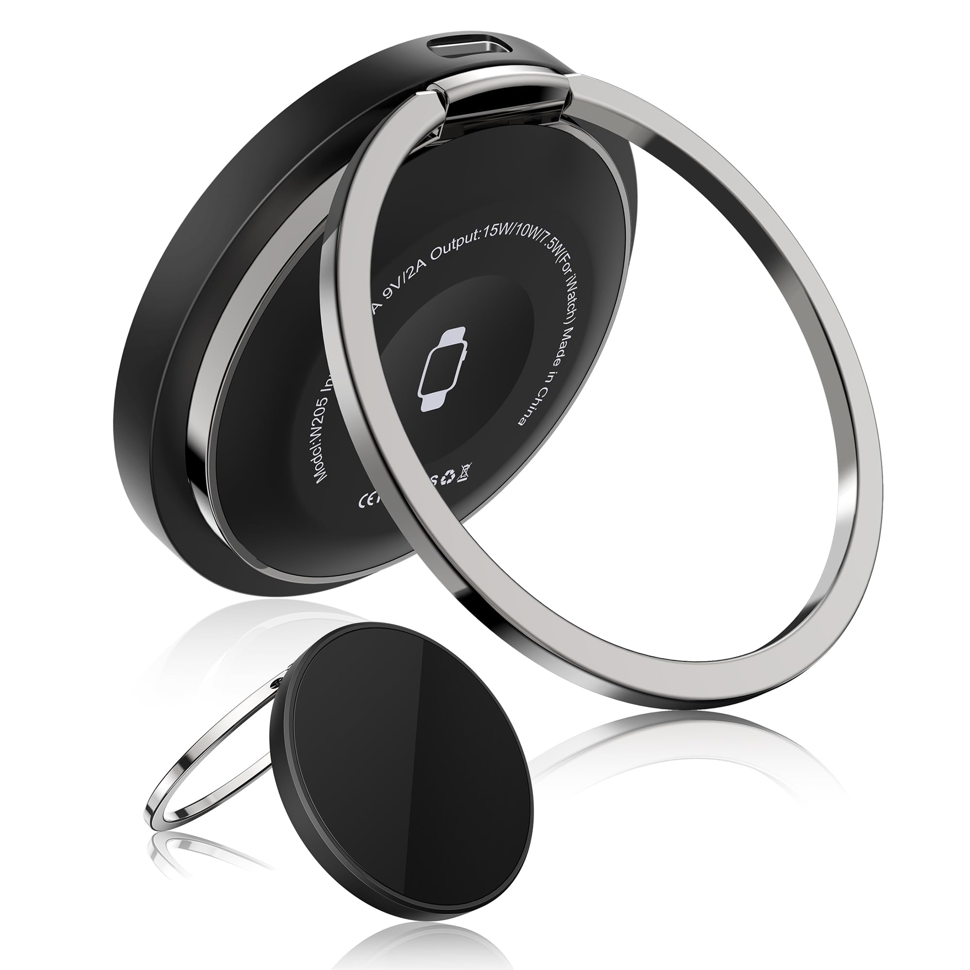 【送料無料】Pewesv ワイヤレス充電器 3in1 iphone アップルウォッチ 両面同時充電 iphone apple watch 充電スタンド おくだけ急速充電 マグネット式 スマホ・AirPodss・iWatchに充電可能 iphone12-15シリーズに対応 magsafe apple iWatch S2-S9/SE/ultraに対応 AirPodss2/3/