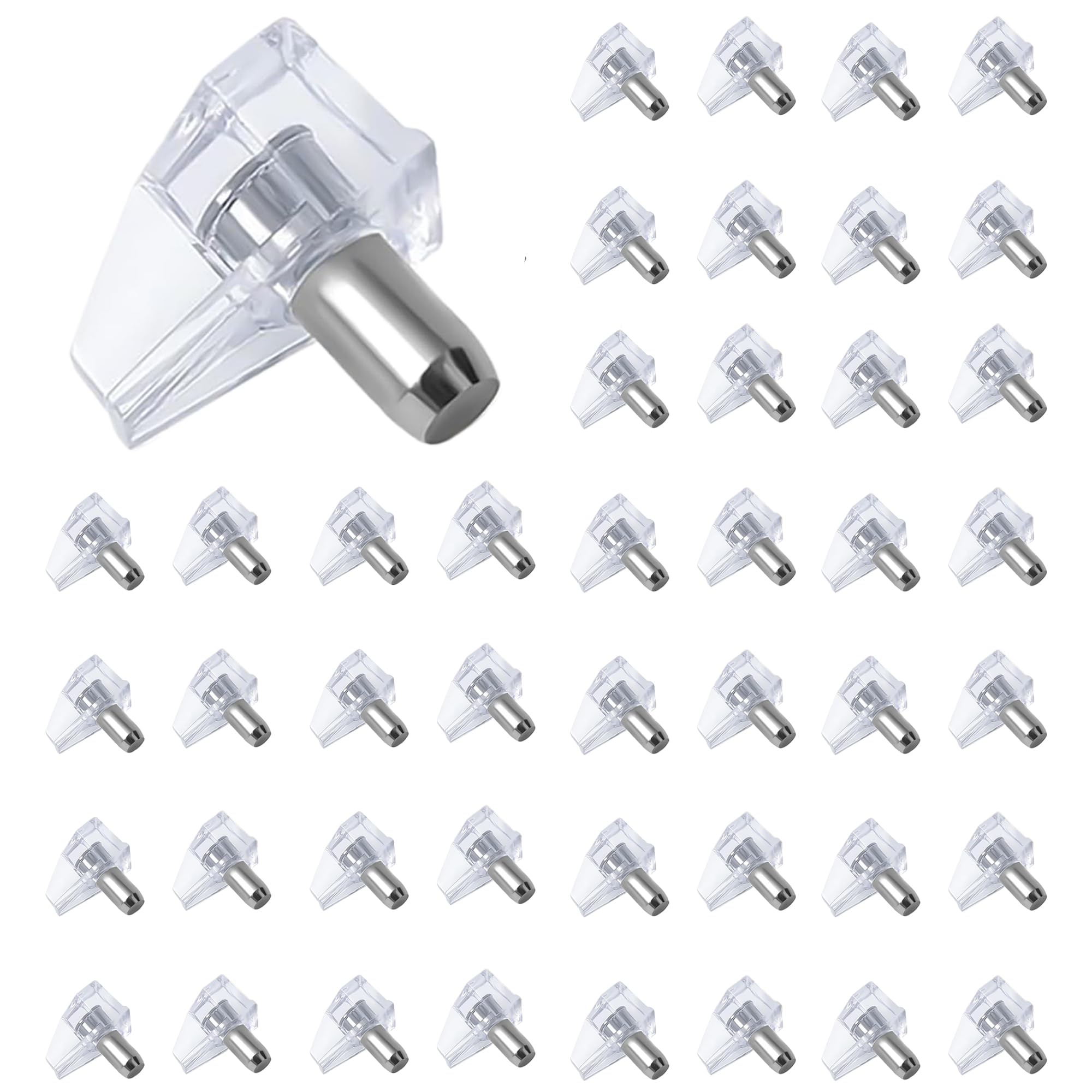 【送料無料】DEVENTORZ ダボ 棚ダボ 棚受け ピン径5mm【50個セット】棚受け ダボ シャフトサポート キ..