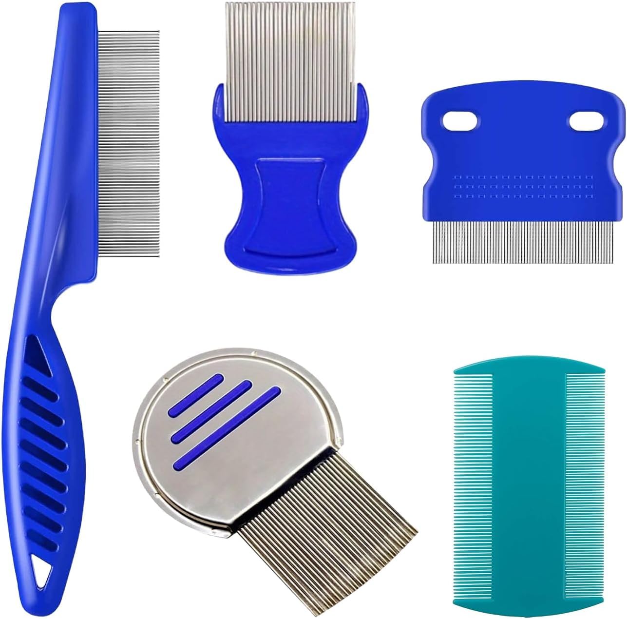 【送料無料】DEVENTORZ ペットコーム 犬猫兼用 ステンレス製 丸型ヘッド 涙やけ ノミ取り 抜け毛クリー..