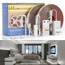 【送料無料】Wobane ledテープライト cob 10M 間接照明 ルームライト リモコン付 無段階調光 タイマー 3200LED 3050lm 明るい 室...