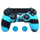 【送料無料】ZOMTOP For PS4 / SLIM/PROコントローラー用にカスタマイズされたシリコンラバーカバースキンケース滑り止めスタッズドット(空色の...