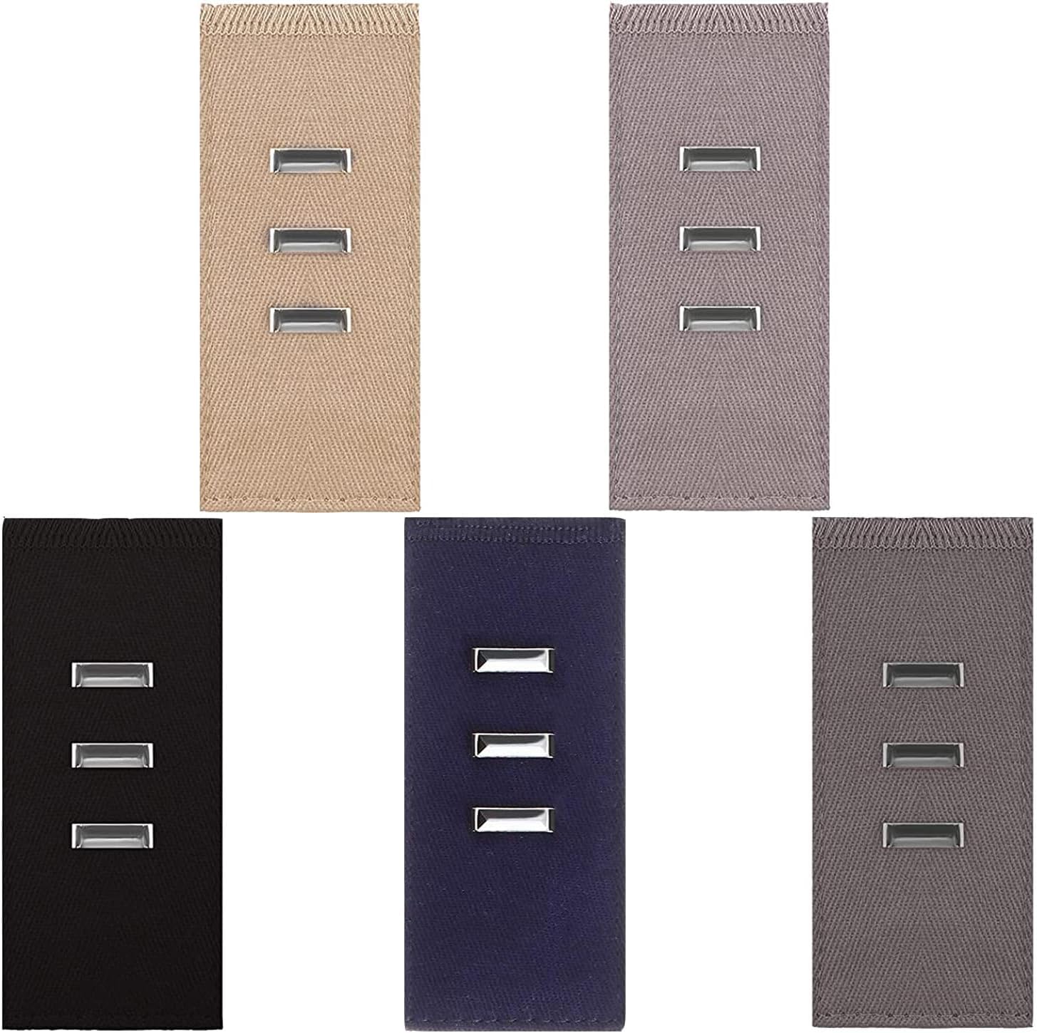 【送料無料】KALOLINNA 調整お直しフック ウエストちょうせいき ズボンの腰のサイズ調整 裁縫不要 簡単 ズボン展開大調整器 スカート枚/ズボン 体回りのズボンがきつくなりすぎている人に適しています 5個セット