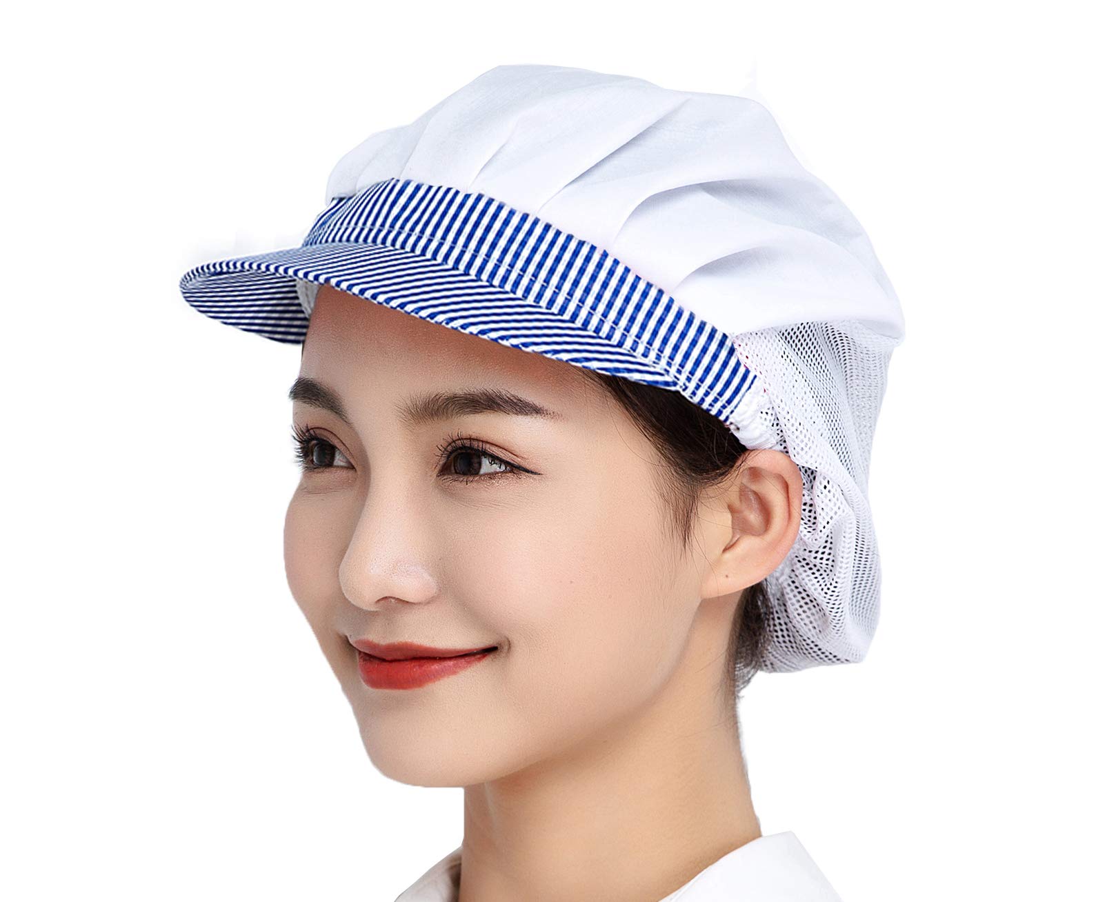 【送料無料】[Maifunn] 衛生キャップ 3枚セット キッチン 衛生帽 給食帽 調理ぼうし 厨房帽子 工場 通..