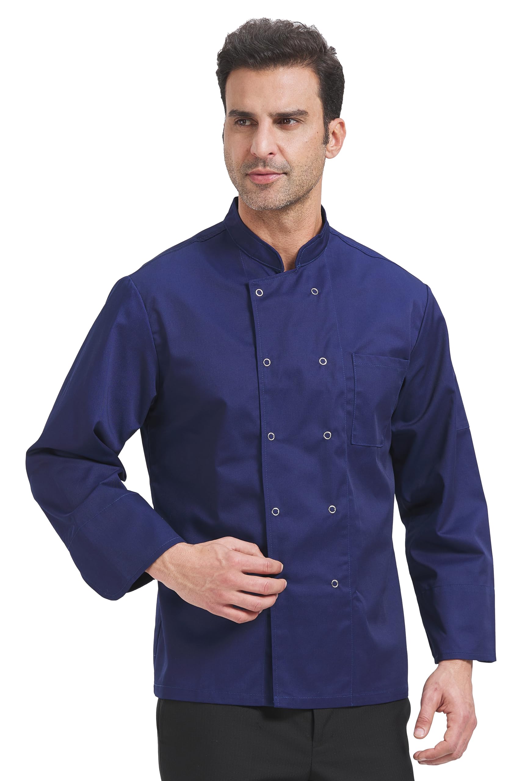 【送料無料】[Nanxson] コック服 コックコート コックシャツ シェフ服 メンズ 調理服 コックコート 厨房 ワークコート 半袖 洋食 おしゃれ シエフジャケット 白 料理服 コック CFM0039