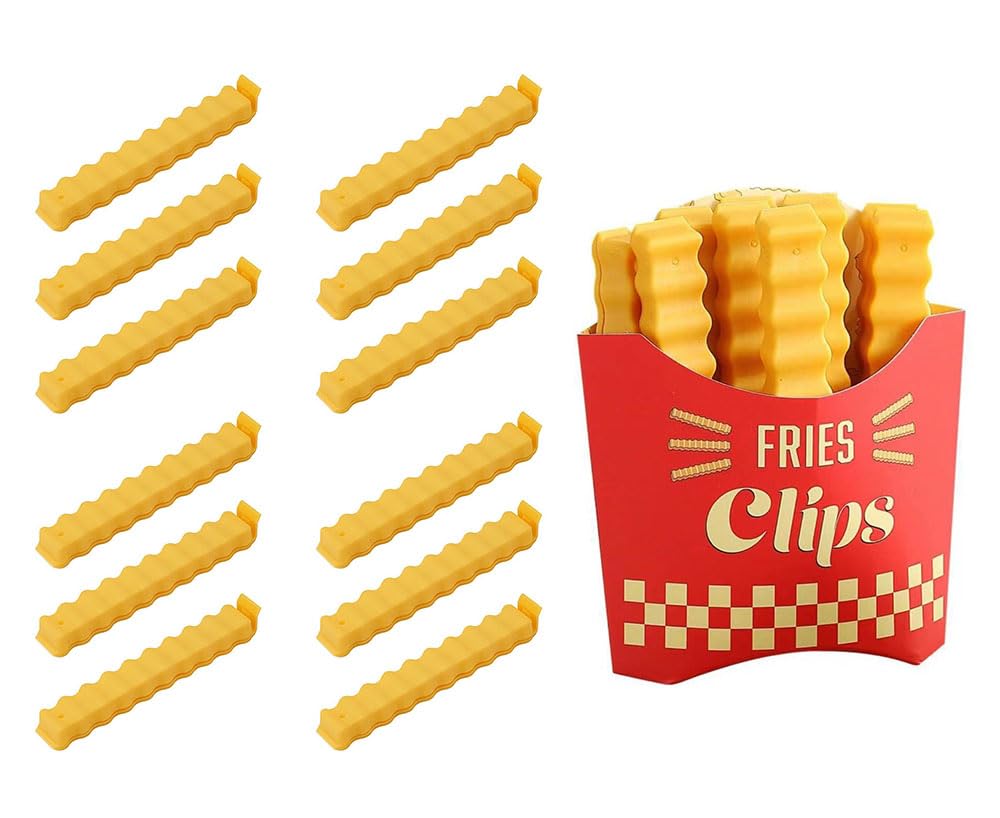 【送料無料】Bombinate 12個 袋止めクリップ +収納ボックス かわいい文房具 キッチン