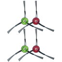 【送料無料】EUSTACEエコバックス 交換用サイドブラシ DEEBOT OZMO 920 950 T5 T8 T9 N8 X1シリーズ対応用エッジブラシ (4本セット) 互換品 掃除機の交換部品 エッジクリーニングブラシ 消耗品