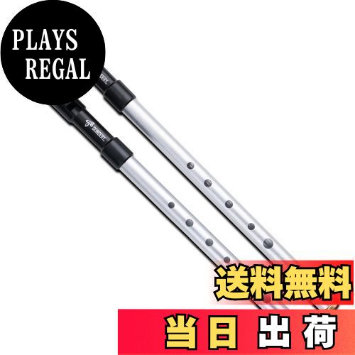 【送料無料】Sondery ティンホイッスル でCキーとDキーの両方ができ アルミニウム合金管 ぎんいろ